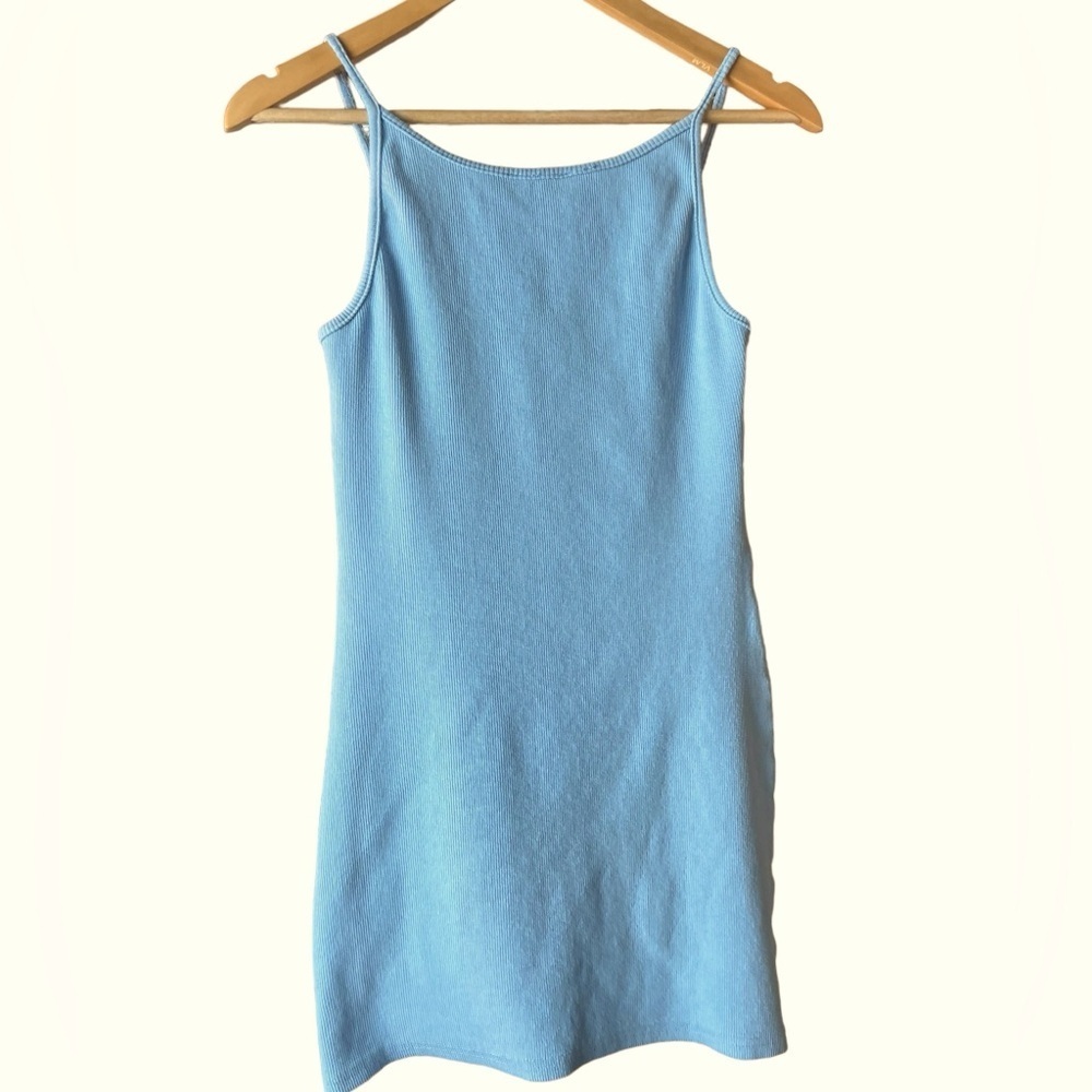 Balenciaga blue stretchable sleeveless shirt. Size Small - Picture 5 of 6